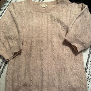 Women's Cable Knit Sweater - Cream
